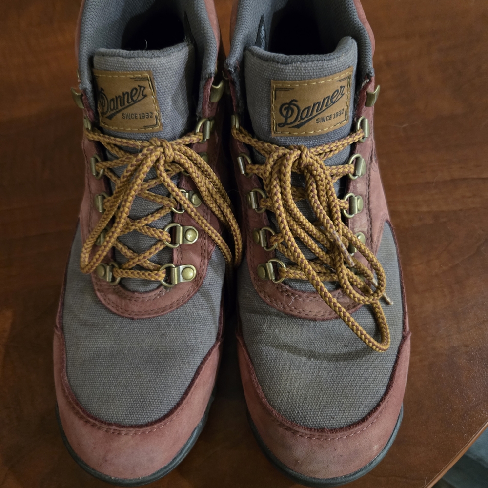 Danner Women's Gray and Brown Hiking Boots